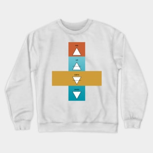 4 elements of life design shirt, hoodie, phone and laptop cover Crewneck Sweatshirt